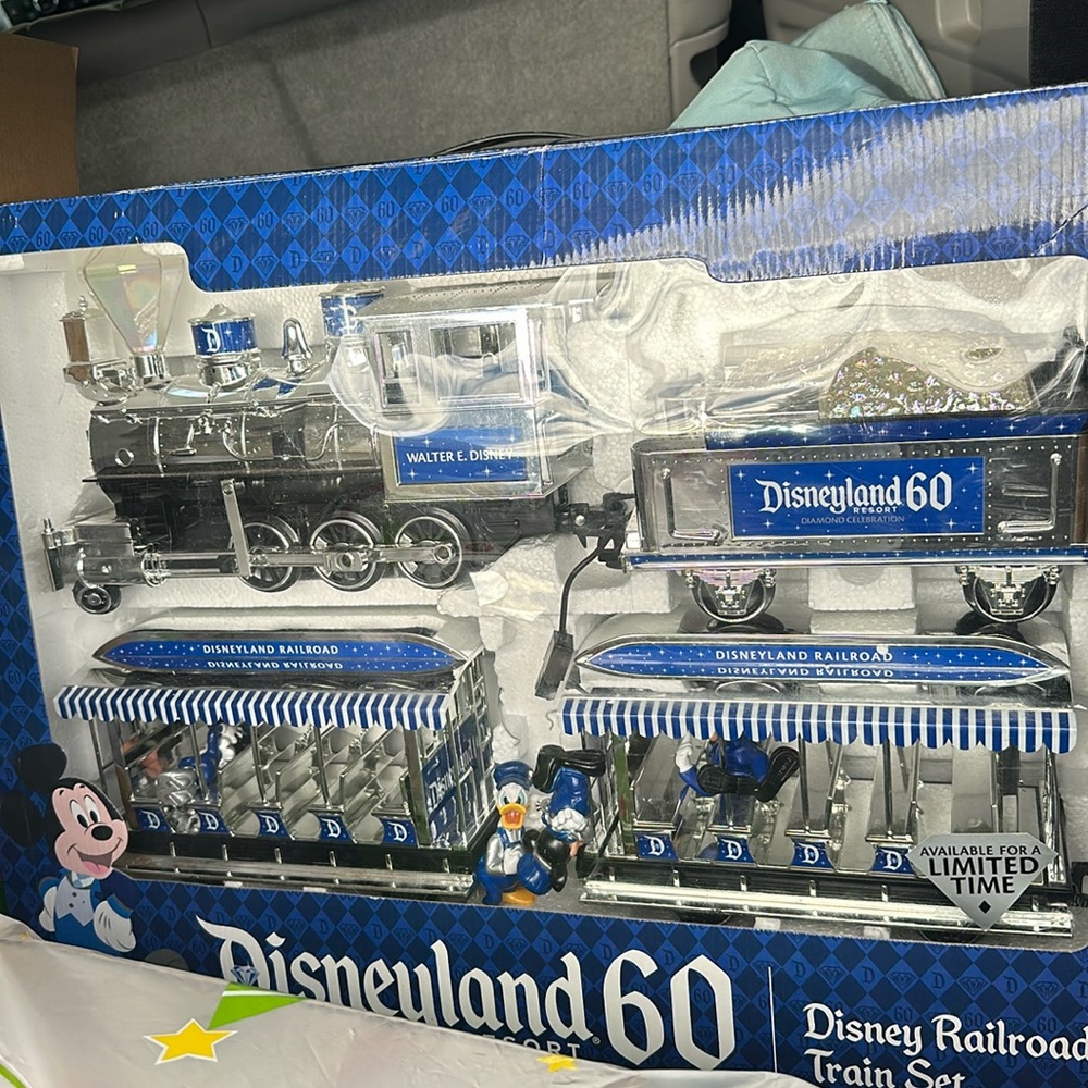Disneyland 60 anniversary train set.